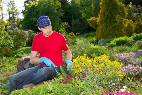 Prepared estimate paperwork for a free gardening quote